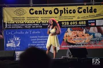La joven Oneida Rodríguez gana el I Festival de la Canción de Melenara (Foto Francisco Javier Santana)